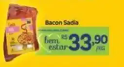 Covabra Supermercados Bacon Sadia oferta