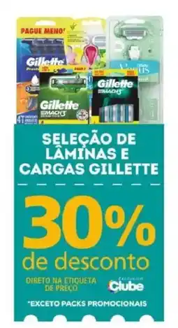 Bistek Supermercados seleção de lâminas e cargas gillette oferta