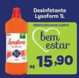 Covabra Supermercados Desinfetante lysoform 1l oferta