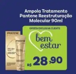 Covabra Supermercados Ampola Tratamento Pantene Reestruturação Molecular oferta
