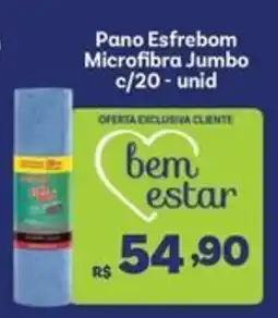 Covabra Supermercados Pano Esfregom Microfibra Jumbo oferta