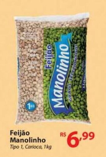 Super Bompreço Feijao Manolinho 1kg oferta