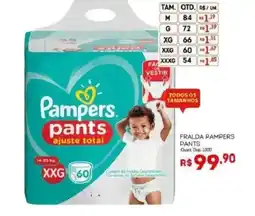 Bistek Supermercados Fralda pampers pants oferta
