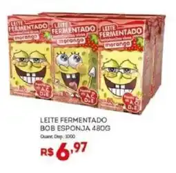 Bistek Supermercados Leite fermentado bob esponja oferta