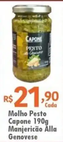 Royal Supermercados Molho Pesto Capone Manjericao Alla Genovese oferta
