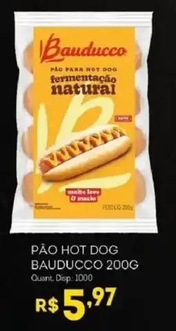 Bistek Supermercados Pão hot dog bauducco oferta