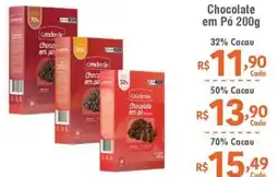 Royal Supermercados Chocolate em pó oferta