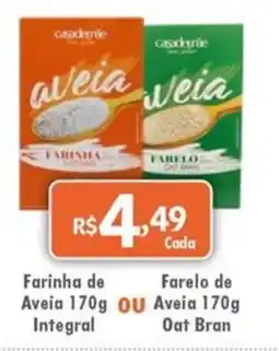 Royal Supermercados Farinha de Aveia Integral ou Farelo de Aveia Oat Bran oferta