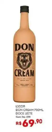 Bistek Supermercados Licor don cream doce leite oferta