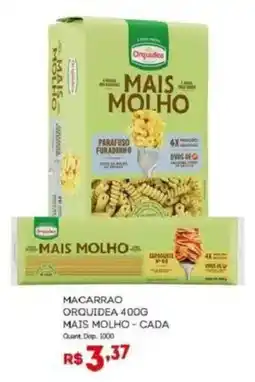 Bistek Supermercados Macarrao orquidea mais molho oferta