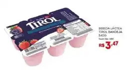 Bistek Supermercados bebida láctea tirol bandeja oferta