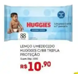 Bistek Supermercados lenço umedecido huggies c/88 tripla proteção oferta
