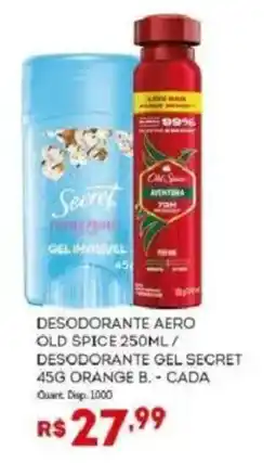 Bistek Supermercados Desodorante aero old spice / desodorante gel secret oferta