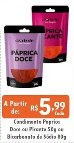 Royal Supermercados Condimento Paprica Doce ou Picante oferta