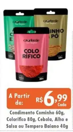 Royal Supermercados Condimento Cominho Cebola Alho e Salsa ou Tempero Baiano oferta