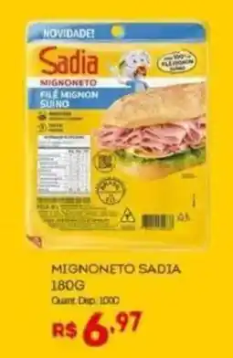 Bistek Supermercados mignoneto sadia oferta