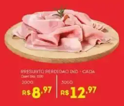 Bistek Supermercados Presunto perdigao ind - cada oferta