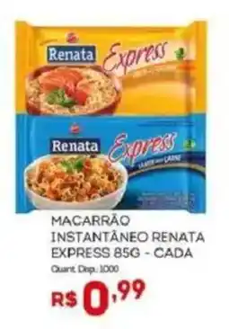Bistek Supermercados Macarrão instantâneo renata express oferta