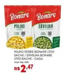 Bistek Supermercados Milho verde bonare ervilha bonare oferta