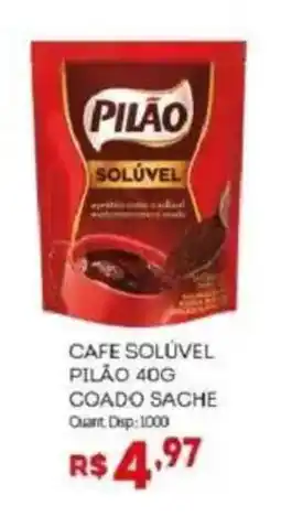 Bistek Supermercados Cafe solúvel pilão 40g oferta