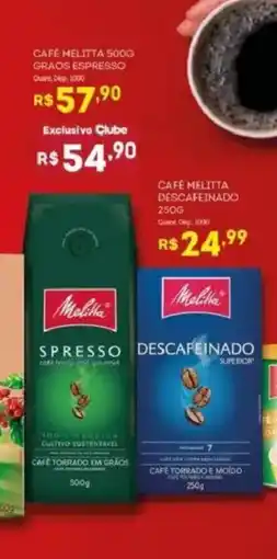 Bistek Supermercados Café melitta 500g graos espresso oferta