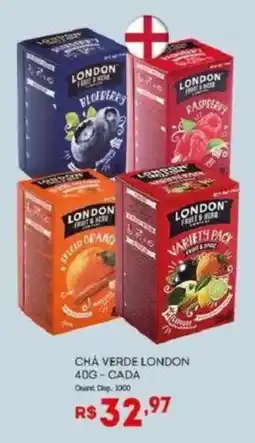 Bistek Supermercados Chá verde london oferta