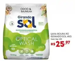Bistek Supermercados Lava roupa pó girando sol oferta