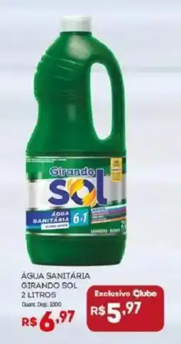 Bistek Supermercados Água sanitária girando sol oferta