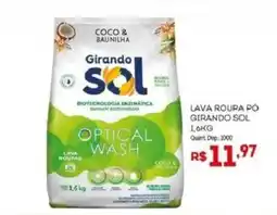 Bistek Supermercados Lava roupa pó girando sol oferta