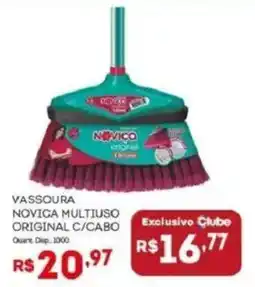 Bistek Supermercados Vassoura novica multiuso original c/cabo oferta