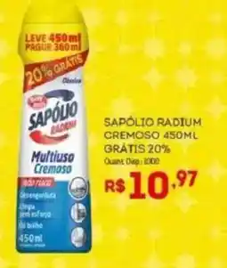 Bistek Supermercados Sapólio radium multiuso cremoso oferta