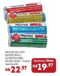 Bistek Supermercados sacos de lixo nosso roll oferta