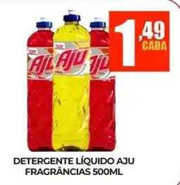 Fort Supermercados Detergente líquido aju fragrâncias oferta