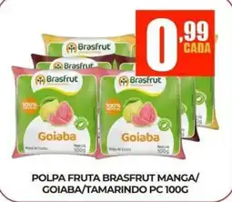 Fort Supermercados Polpa fruta brasfrut manga/ goiaba/tamarindo oferta