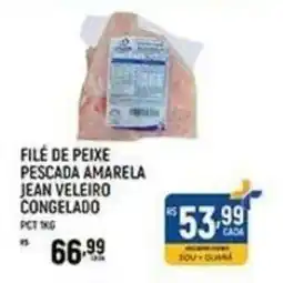 Supermercado Guará Filé de peixe pescada amarela jean veleiro congelado oferta