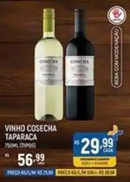 Supermercado Guará vinho cosecha taparaca oferta