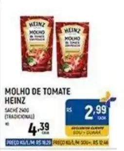 Supermercado Guará molho de tomate heinz oferta