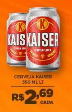 DB Supermercados Cerveja kaiser oferta