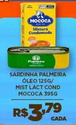 DB Supermercados Sardinha palmeira óleo mist láct cond mococa oferta