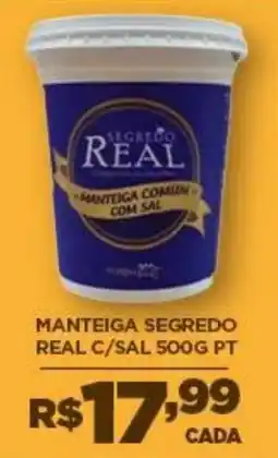DB Supermercados Manteiga segredo real c/sal oferta