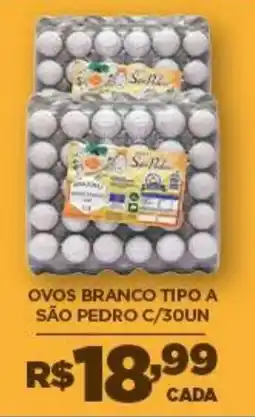 DB Supermercados ovos branco tipo a são pedro oferta