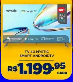 DB Supermercados tv 40 mystic smart androidtv oferta