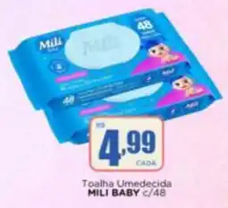 Rede Mais Supermercados Toalha Umedecida Mili Baby oferta