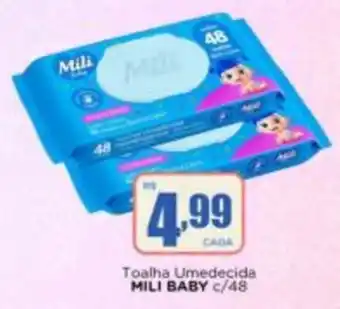 Toalha Umedecida Mili Baby