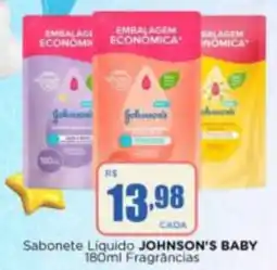 Rede Mais Supermercados Sabonete Líquido Johnson's Baby oferta