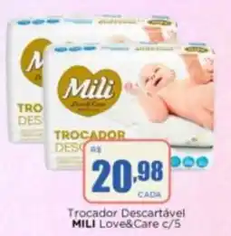 Rede Mais Supermercados Trocador descartável mili love&care oferta