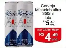 Maby Supermercados Cerveja michelob ultra oferta