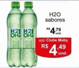 Maby Supermercados H2O sabores oferta