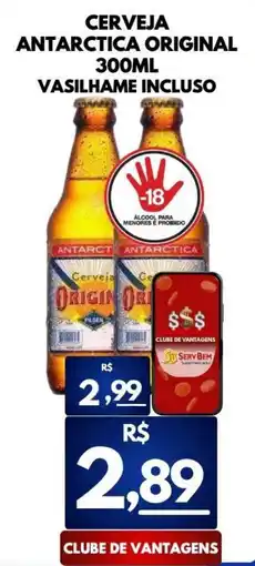 ServBem Cerveja antarctica original oferta