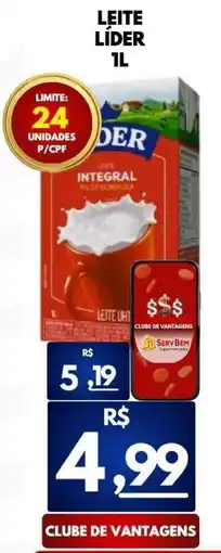 ServBem Leite líder oferta